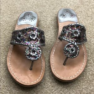 Jack Rogers Cleo glitter multi